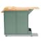 Baxton Studio Dorthy Dark Green and Natural Wood Kitchen Storage Cart 163-10440 - alternate 4